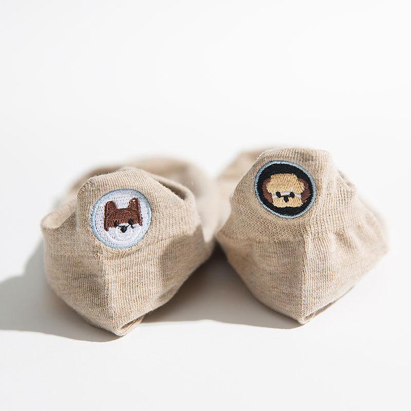 Warm Harajuku Cute Embroidery Animal Funny Socks Women Kawaii Japanese Skarpetki Socks Novelty Cotton Calcetines Mujer Sokken