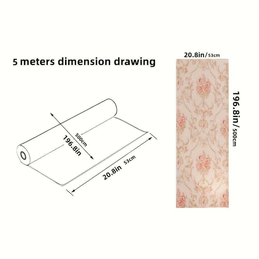 1 Roll of 3D Self-adhesive Wallpaper - Waterproof, Durable - Very Suitable for Bedroom Walls and Living Room Decoration