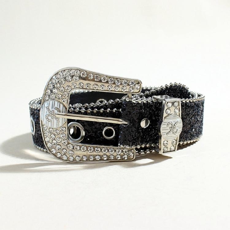 Sequined Belt for Women Fashion Waist Belt  Girl All Matching Belt for Teens Girl Western Vintage Belt Waistband