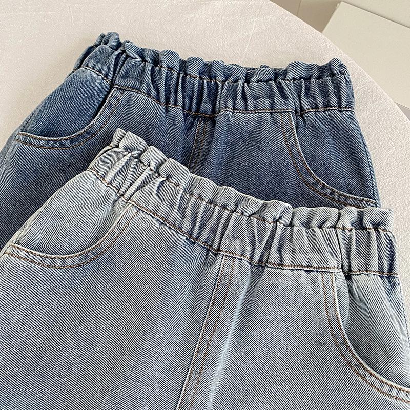 Stylische Mädchenjeans mit Spitzenbesatz - Gerade geschnittene Hose für Frühling & Herbst