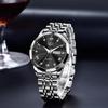 LIGE Men's Waterproof Luminous Quartz Watch – Dual Calendar, Multifunctional Business Wristwatch