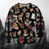 Autumn 3D Vintage Tattoo Printed Hoodies Fashionable Casual Sports Long Sleeved Men's Hoodies
