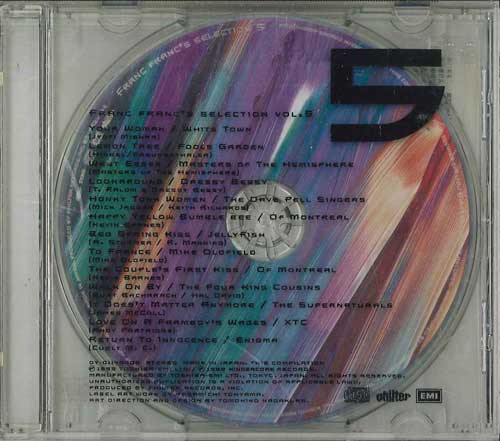 

CD VARIOUS - Franc Franc s Selection 5 DY01140005 TOSHIBA EMI Japan Rock Used