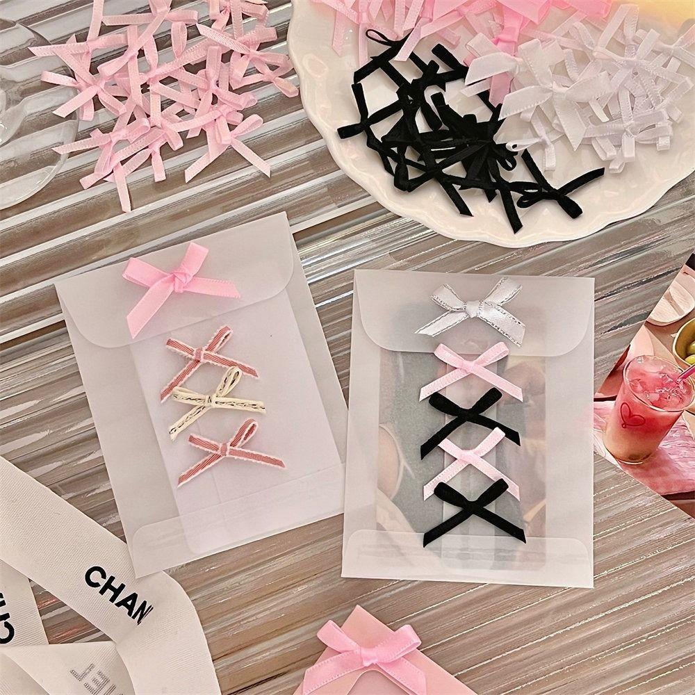 10pcs Hairpin Ribbon Bow Accessories Handmade Craft Hair Clip Accessories Cute   Photocard Ornament