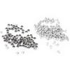 100pcs Cloth Crystal Inlay Rapid 6 7mm Rivets Spots Studs Cap for DIY Leather Craft Decoration