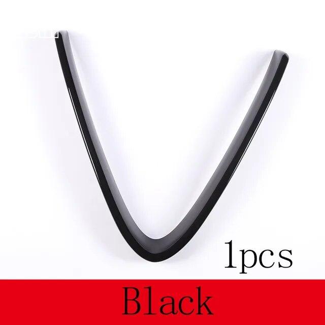 For Alfa Romeo Giulia Stelvio 2017 2018    2022 ABS Carbon Fiber/Red/Black Front Grill Decoration Frame Accessories