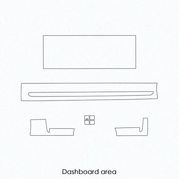 Car Interior Central Console Gear Shift Dashboard Navigation Screen Reading Light Protective Film for Porsche Cayenne Coupe