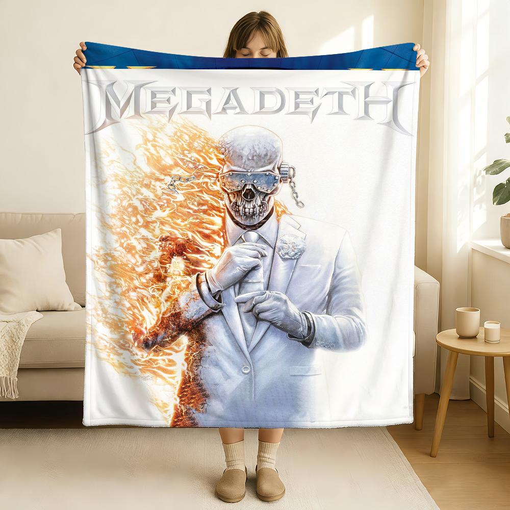 Band M-Megadeth-S Blanket Soft and Skin Friendly For Couch Bed Napping Bedspread All Seasons Comforter