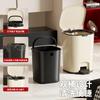 Trash Can Household Large Large Capacity Premium Light Luxury Kitchen Bathroom Quiet Slow Down Foot Pedal Trash Can
