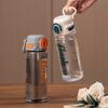 Water bottle summer high value student water cup sports simple fresh double drink easy cup boys and girls portable anti-drop straw cup