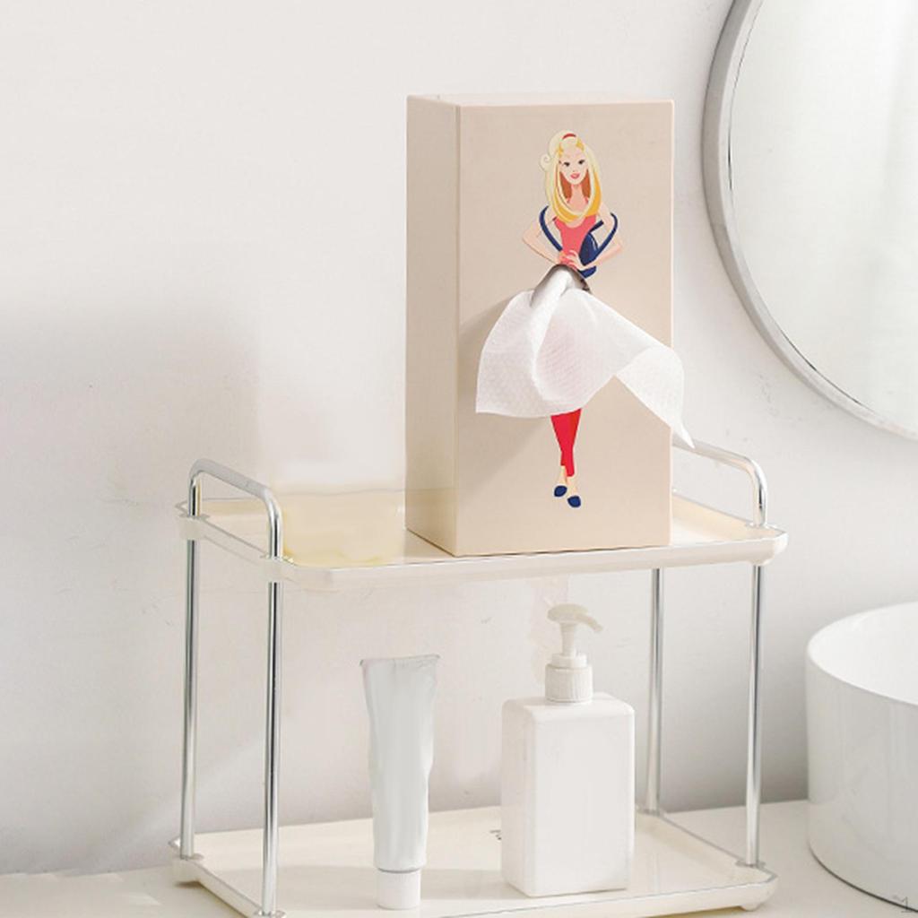 Box Decor Supplies Funny Retro Dispensive Lady Jirt for Dining Room Compt