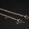 DIY Bag Accessories Gold Silver Black Metal Bag Chains Adjustable Luxury Crossbody Chain Single Shoulder Strap