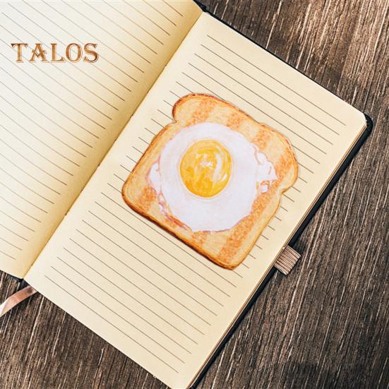 Bread Shaped Sticky Notes 30 Sheets Loaf Design Premium Paper Reminder Sticky Notes Smooth Writing Notepads