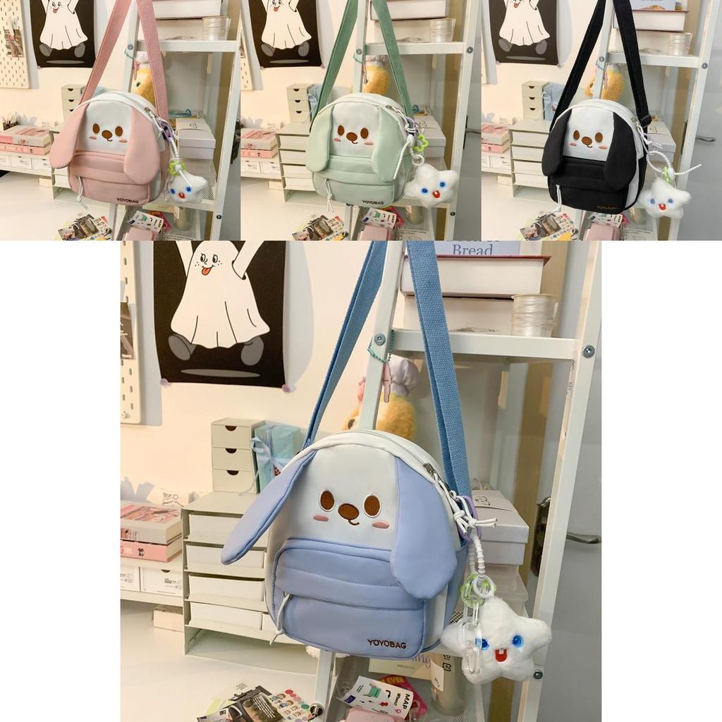 Nylon Crossbody Bag With Strap For Kids Lightweight Daily Use Characters Included)**