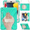 Custom 3-in-1 Protective Tablet Case for iPad 9th 8th 10.2 Inch Shockproof with Wrist Strap and Pencil Holder