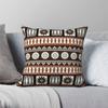 Fidschi Masi Tapa Stoff Quadratische Kissenhülle Polyester Leinen Samt Muster Reißverschluss Dekorative Kissenhülle Zuhause Kissenhülle 45X45