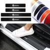 CAPR9 4Pcs Car Door Sills Stickers Auto Door Threshold Guard Accessories For Octavia Kamiq Kodiaq Superb Rapid Karoq Yeti Fabia
