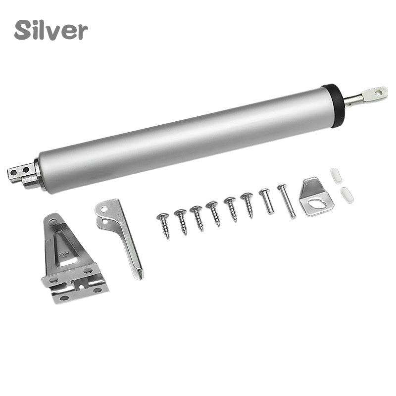 4 Farger Myktlukkende Automatisk Dørpumpe 35KG Pneumatisk Justerbar Hastighet Posisionering Dørstopper Beskyttende Dørholder Maskinvare