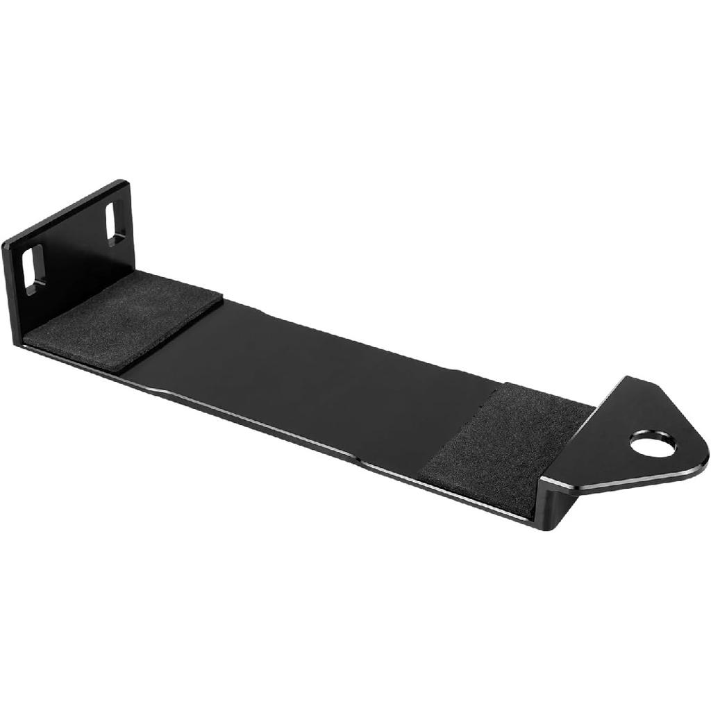 Black Battery Hold Down Bracket Compatible with Suzuki DRZ400 DRZ400E DRZ400E DRZ400SM 2000-2024 6061 Aluminum See Fitment