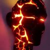 Cracked Soul Wall Light Home Decor Resin Crafts Wall Lamp Halloween Decorations Night Light Using Batteries