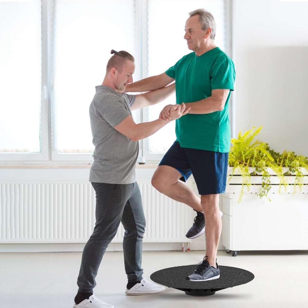 1pc Wobble Balance Board Non-slip Yoga Swing Balance Board Portable Balance Trainer Stability Board for Full Body Exercise