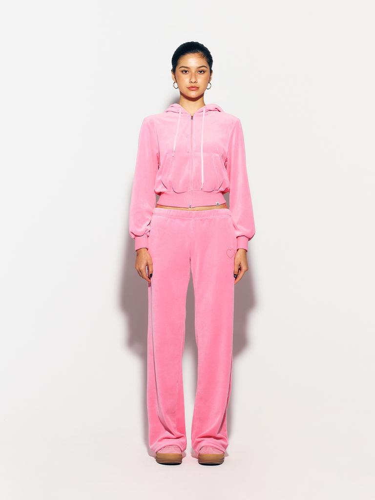 ASIF CALIE Gurls Basic Terry Pants Pink
