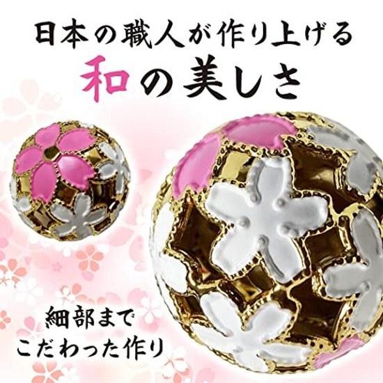 LamPlanning Sakura Çan Desenli Çiçek Güzel Ses Netsuke Japonya Yapımı Sevimli Muska Japon Hediyeliği Kyoto Hediyesi