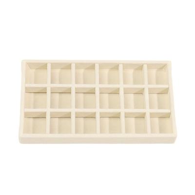 Drawer Box Stackable Velvet Jewelry Storage Box Velvet Display Tray Organizer Trays Ring Bracelet