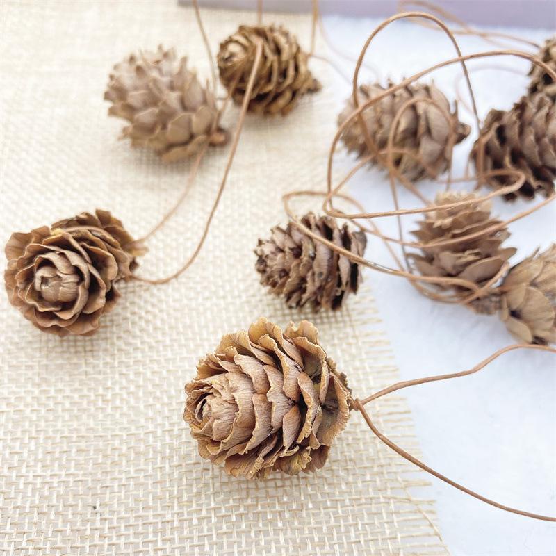 Pine Cone Christmas Ornaments: 1-18CM Decorative Pendants & Photo Props for Trees