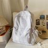 Campus Schoolbag Women's Plaid Backpack Junior Senior High School Students Large Capacity Travel Backpack