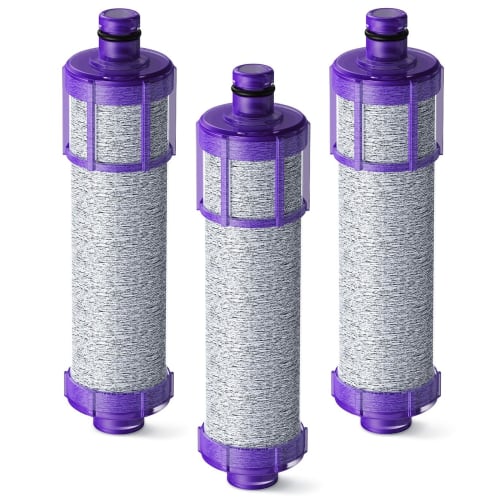 JF-22 Cartridges, All-in-One Water Filter Replacement Cartridges, Antibacterial, High Chlorine Removal, Tested for PFOS/PFOA Removal, Water Purifier R