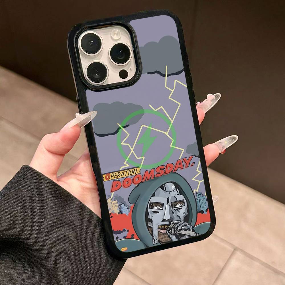 M-MF Rapper D-DOOM Magnetic Wireless Phone Case For IPhone 17 16 15 14 Plus 13 12 11 Pro Max