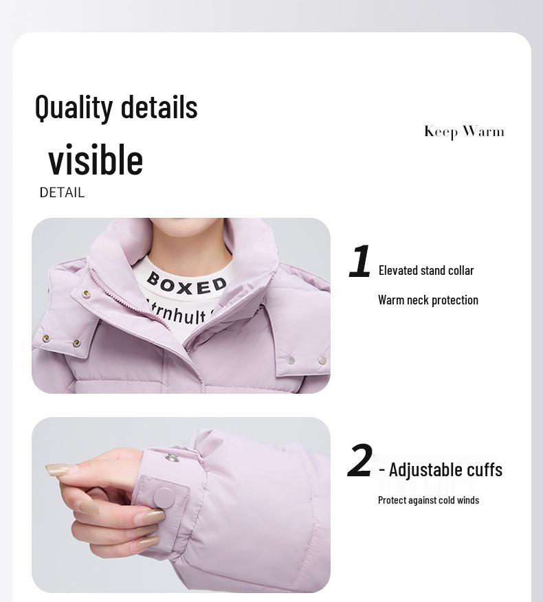 Women's Short Hooded Down Jacket - 2025 Korean Style, Petite, Winter Fashion, Thick White Duck Down, Hot Sale.