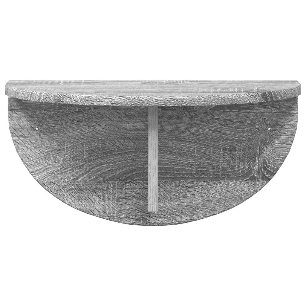 Wall Shelf Grey Sonoma 48 x 24 x 24 cm Particleboard
