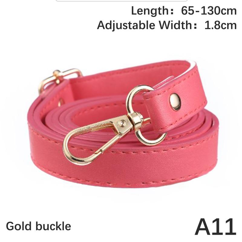 Pu Leather Shoulder Strap Crossbody Bag Strap 130Cm Long Double-Layer