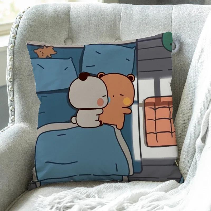 Pillowcase Bubu Dudu 45x45cm Home Decor Cushion Cover Sofa Bed Car Cushion Cover Halloween Christmas