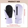 Winter Ski Mittens Adults Snow Mitts for Men Women Warm and Thick Gloves Snowboard