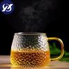 Gh Temperature Resistant Glass With A Cup Of Hammer Cup Home Tea Cup Coffee Cup Milk Cup Juice Cup Treatment Cup Yellow Tool Glass 420 Ml