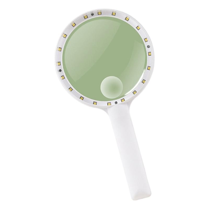 Professional Magnification Handheld Magnifier with Light for Reading Small Print