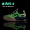 Children's summer sports shoes for boys, breathable mesh running shoes for older kids, elementary school students' rotating buckle luminous mesh