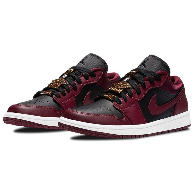 Air Jordan 1 Low SE Dark Beetroot Women Sneakers Red Black White DB6491-600