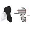 100-150HP Black Heavy Duty Boat Full Outboard Motor Engine Storage Cover Durable