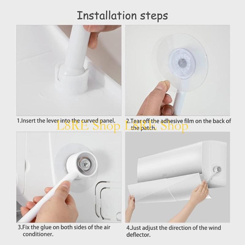 

L8RE Air Conditioner Wind Deflector Air Guide Cover Anti Direct Blowing Adjustable China Mainland