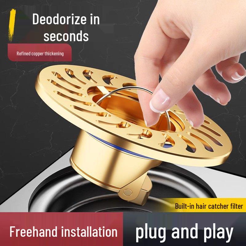 Universal Anti-Odor & Insect-Proof Bathroom Drain Core