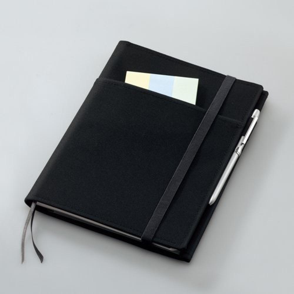 KOKUYO Note Cover Notebook Systemic Ring Note Compatible Black A5 B Lined 50 Sheets No-685B-D