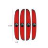 TWEK4 4Pcs Car Door Bumper Strip Anti Collision Rubber Decal Sticker For Mercedes Benz AMG GLE GLS CLA CLE GLC CLS GLA W223 W213 W206