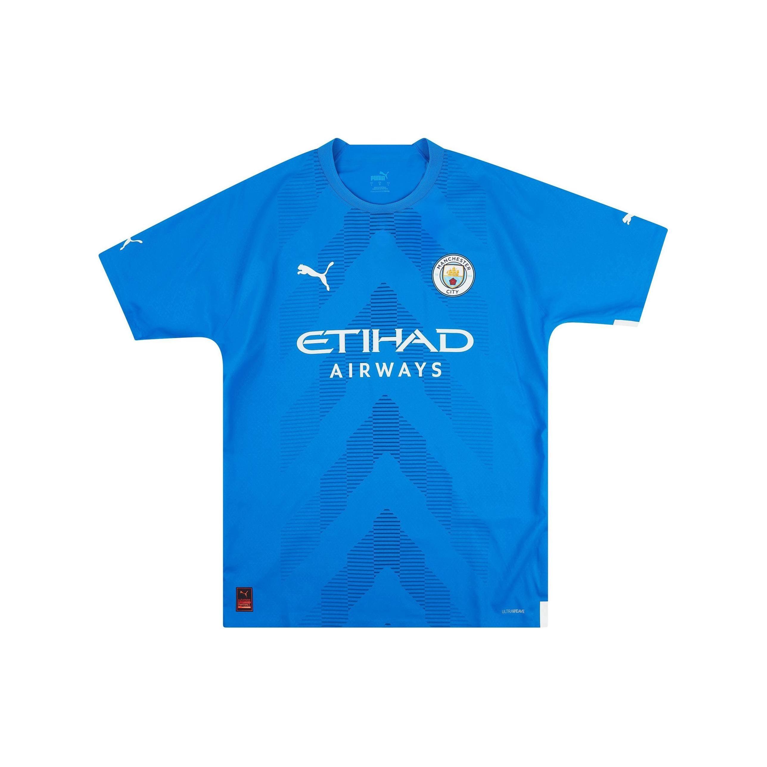 

Puma 2022-23 Manchester City Player Issue GK Shirt Unisex Tops Blue 765741-98 XL