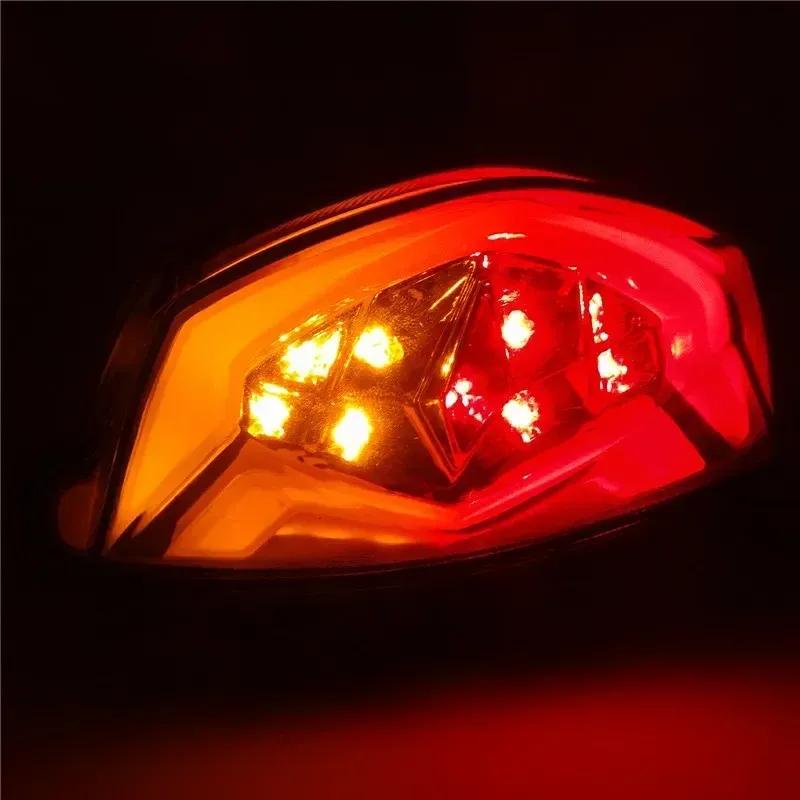 waase For Suzuki GSX-S1000 GSX-S GSXS 1000 1000F 1000Z 2015-2024 E-Mark Rear Tail Light Brake Turn Signals Integrated LED Light