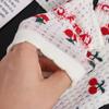 Ruffle Cherry Short Socks Letter Summer Tube Socks Kawaii Mesh Ankle Socks  Lady