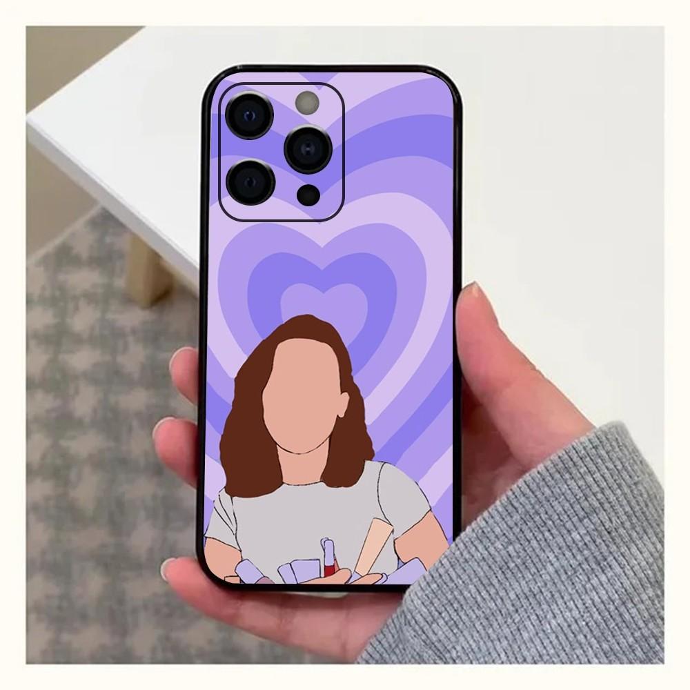 

F-Florence By Mills Millie Bobby Brown Phone Case For Apple iPhone 15,14,13,12,11,Pro,X,XS,Max,XR,Plus,Mini Soft Black Cover iPhone8plus